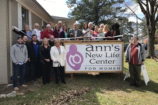 We were very excited to cut the ribbon with Ann's New Life Center yesterday. This new business is a resource center dedicated to supporting and empowering women facing unplanned pregnancies and offer free pregnancy testing, pregnancy classes and parenting classes. Families who take the classes have access to their baby boutique 