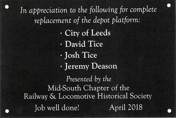 David Tice, James Lowery and Jeremy Deason with Mid-South Chapter of Railway & Locomotive Historical Society Presentation |