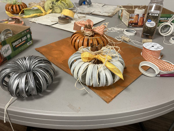 Leeds Senior Center Update September 17 | This past week we had such a great time creating beautiful Fall “artwork.” How could things get any