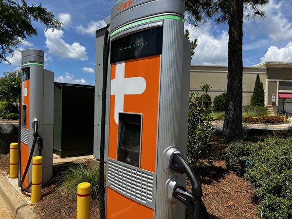 CatCard EV Charging Stations - The Outlet Shops of Grand River announces arrival of EV Charging Stations to mall. The City of Leeds Alabama