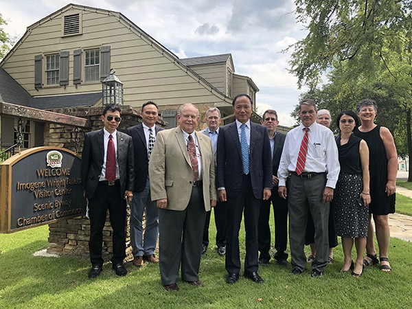 Leeds was one of the first stops in Alabama for a group from the China Council for the Promotion of International Trade based in Arlington, VA. This was the
