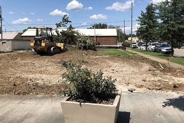 Downtown Leeds will soon have more parking available.  Things are beginning to look a little different with construction is underway to create two new park