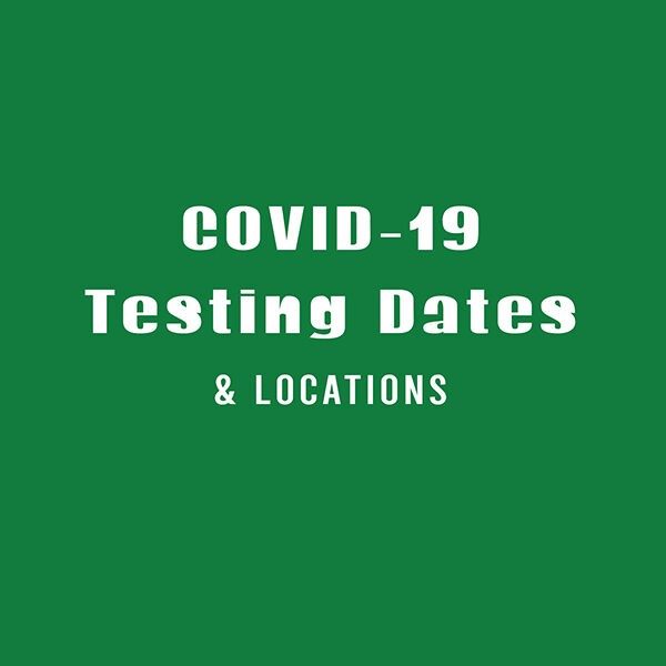 Information below contains December COVID-19 testing dates and locations for Jefferson County, Alabama. Good afternoon. Attached are testing