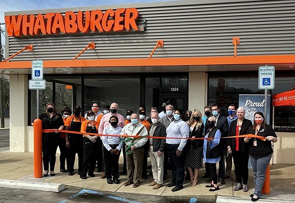 Whataburger Ribbon Cutting Photos | The Leeds Area Chamber of Commerce and the City of Leeds officially welcomed the new Whataburger with the