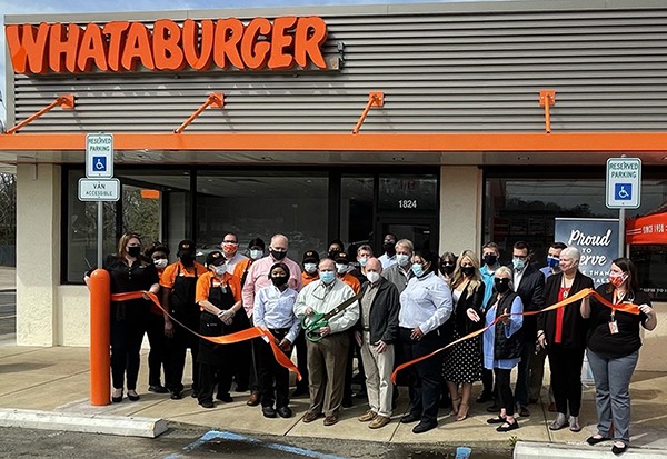 Whataburger Ribbon Cutting Photos | The Leeds Area Chamber of Commerce and the City of Leeds officially welcomed the new Whataburger with the