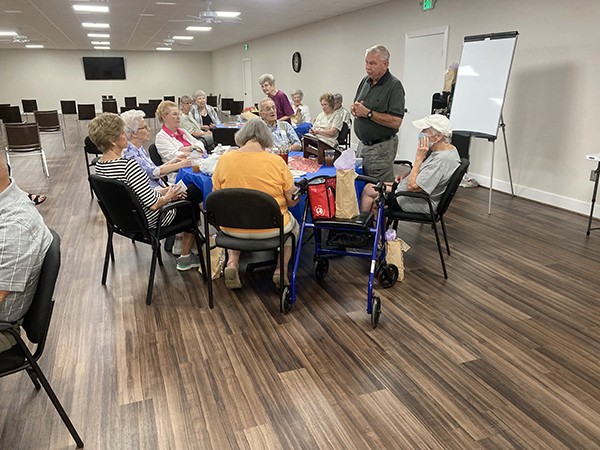 This past week we celebrated National Senior Citizens Day and our August Birthdays! Special appreciation and thanks to The Leeds Connection for providing our musical entertainment at the Birthday Party, and to the Three Earred Rabbit for catering. A good time was had by all.