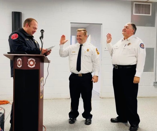 Congratulations to our very own Chief Chuck Parsons being sworn in as the new Vice-President of the Central Alabama Fire Chiefs Association!